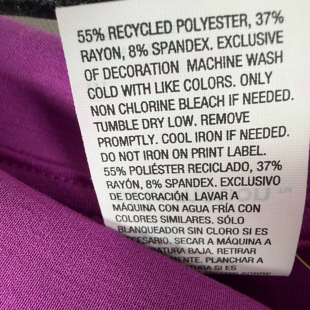 Women's Airy Sleek Crewneck Sweatshirt - All in Motion™ Dark Violet M - Picture 7 of 10